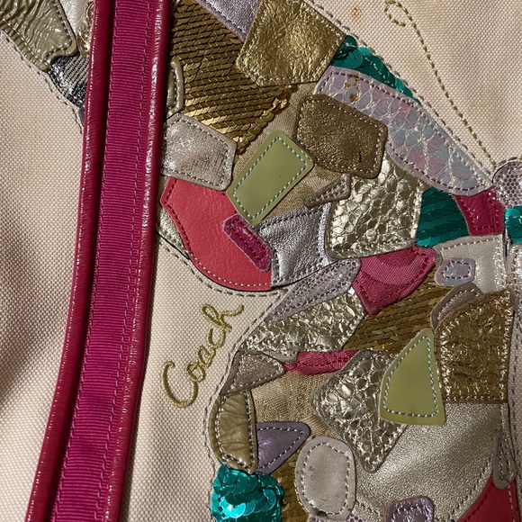 Coach Limited Edition Poppy Butterfly Bag - Picture 3 of 13